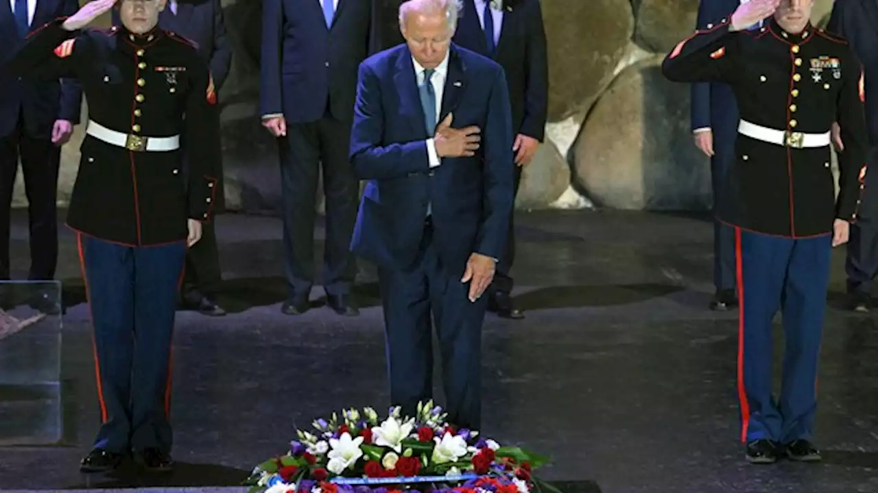 Biden confundió la palabra 'horror' con 'honor' al hablar sobre el Holocausto en Israel