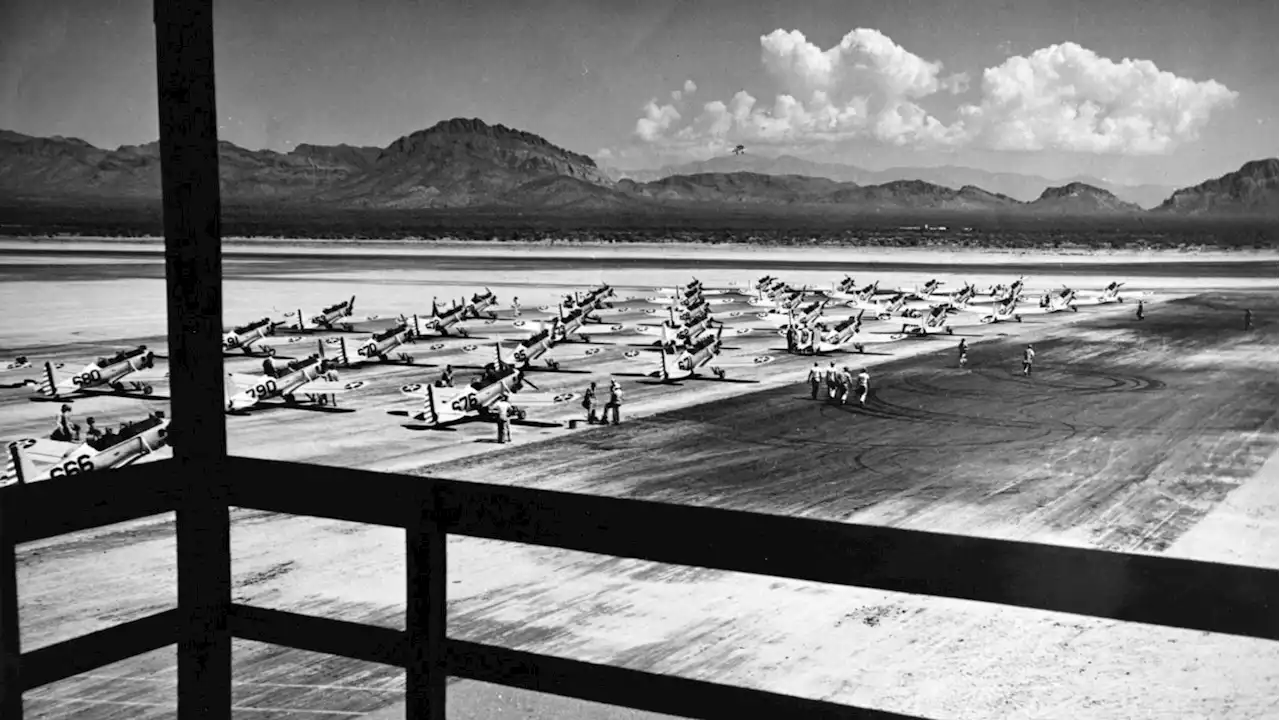 Photos: Ryan Field west of Tucson had origins as a WWII training base