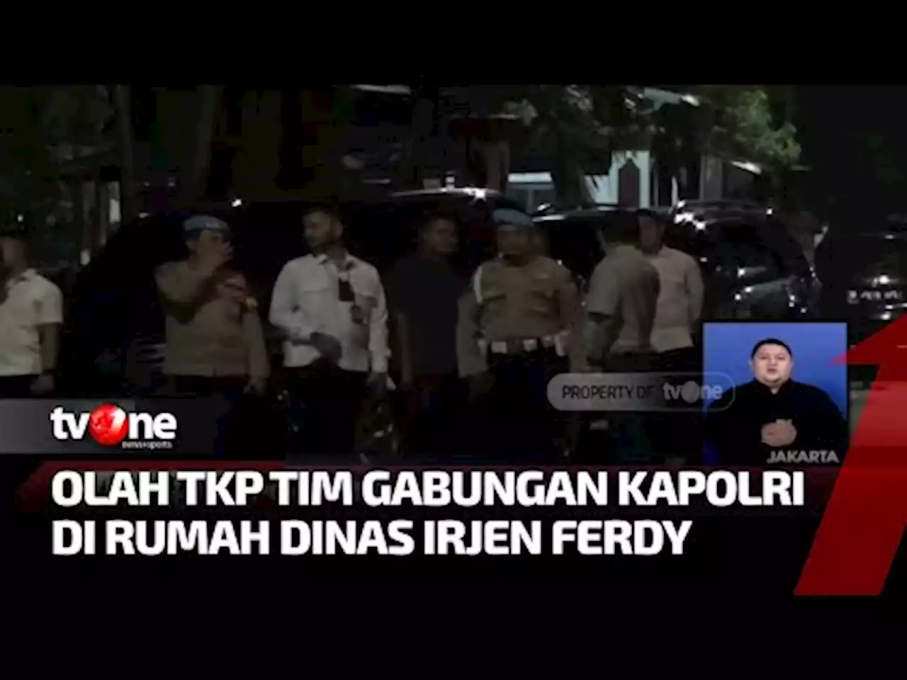 Polisi Lakukan Olah TKP di Rumah Dinas Irjen Ferdy Sambo - tvOne