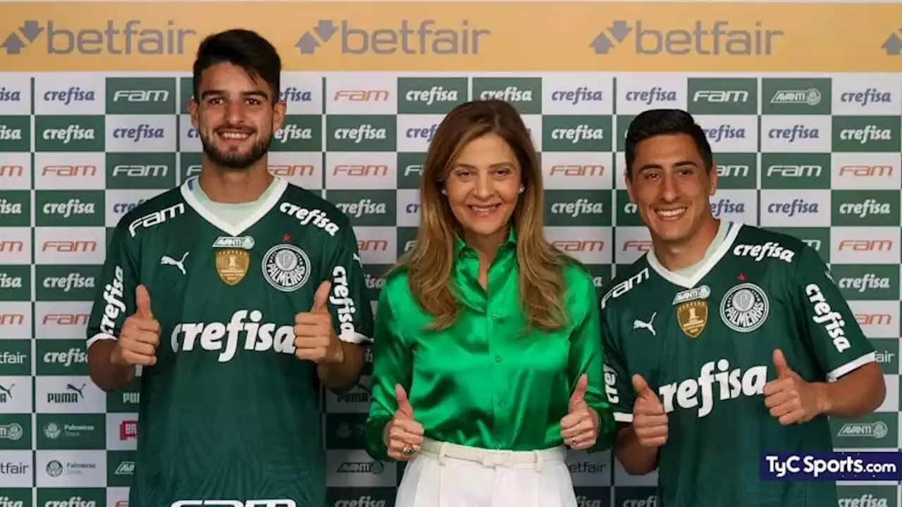 López y Merentiel, presentados en Palmeiras - TyC Sports