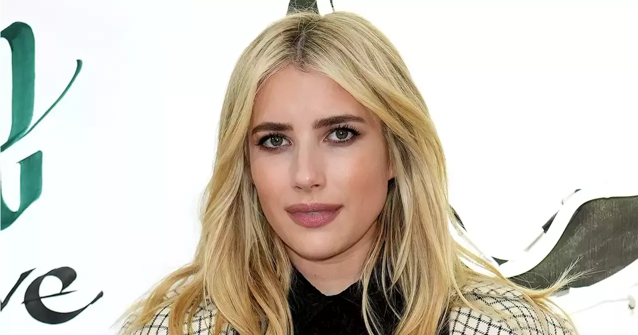 Oops! Emma Roberts Accidentally Rips Sequin Skirt Before Dolce ...