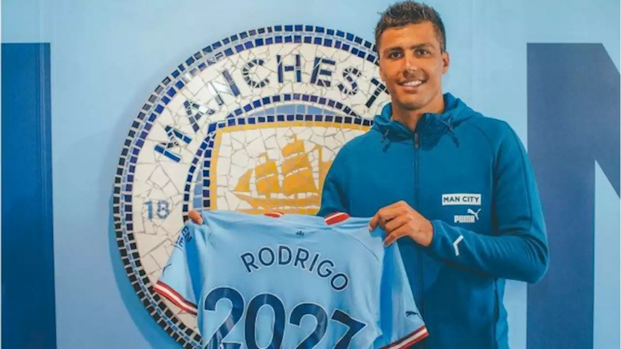 Rodri Resmi Perpanjang Kontrak Bersama Manchester City Hingga 2027