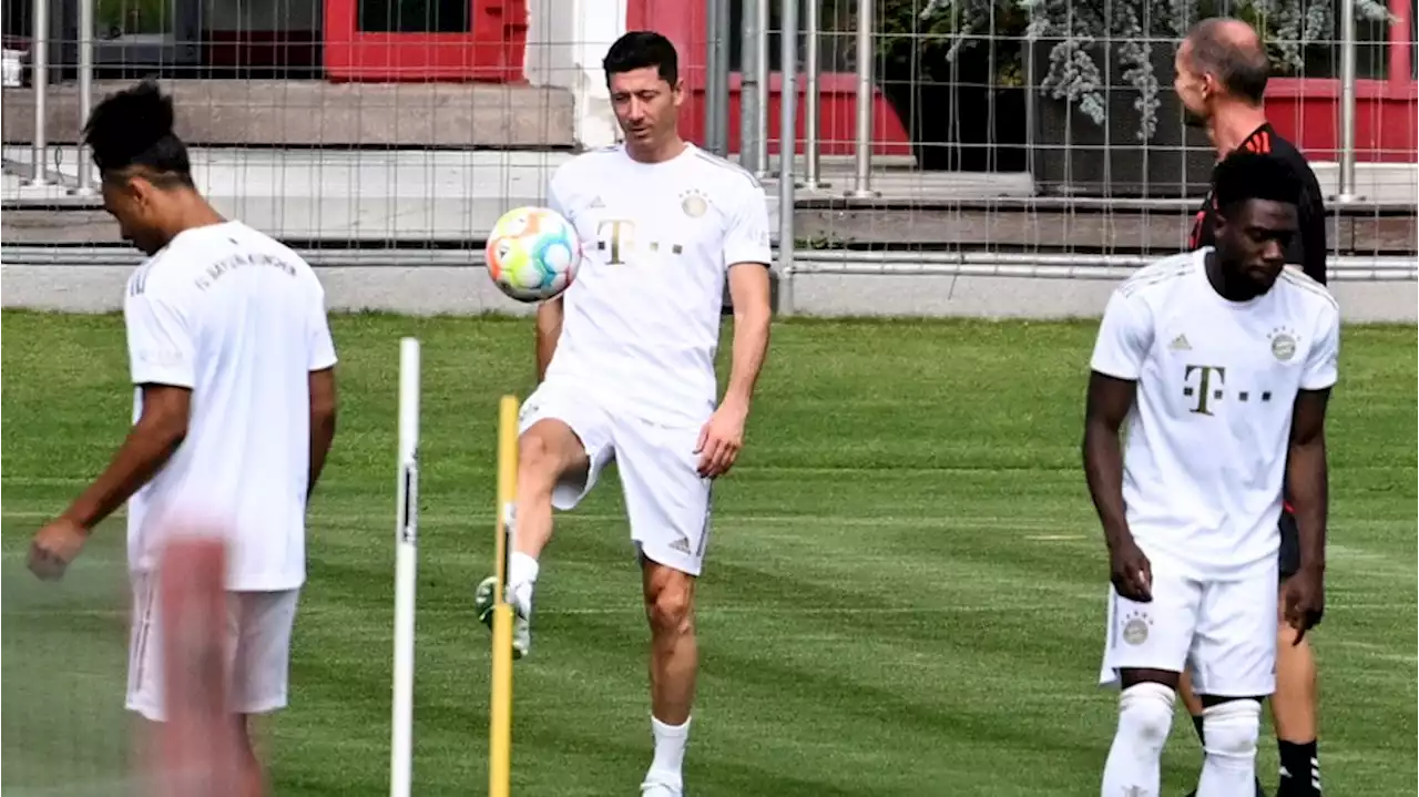 FC Bayern: Lewandowski sorgt beim Training für Nagelsmann-Frust