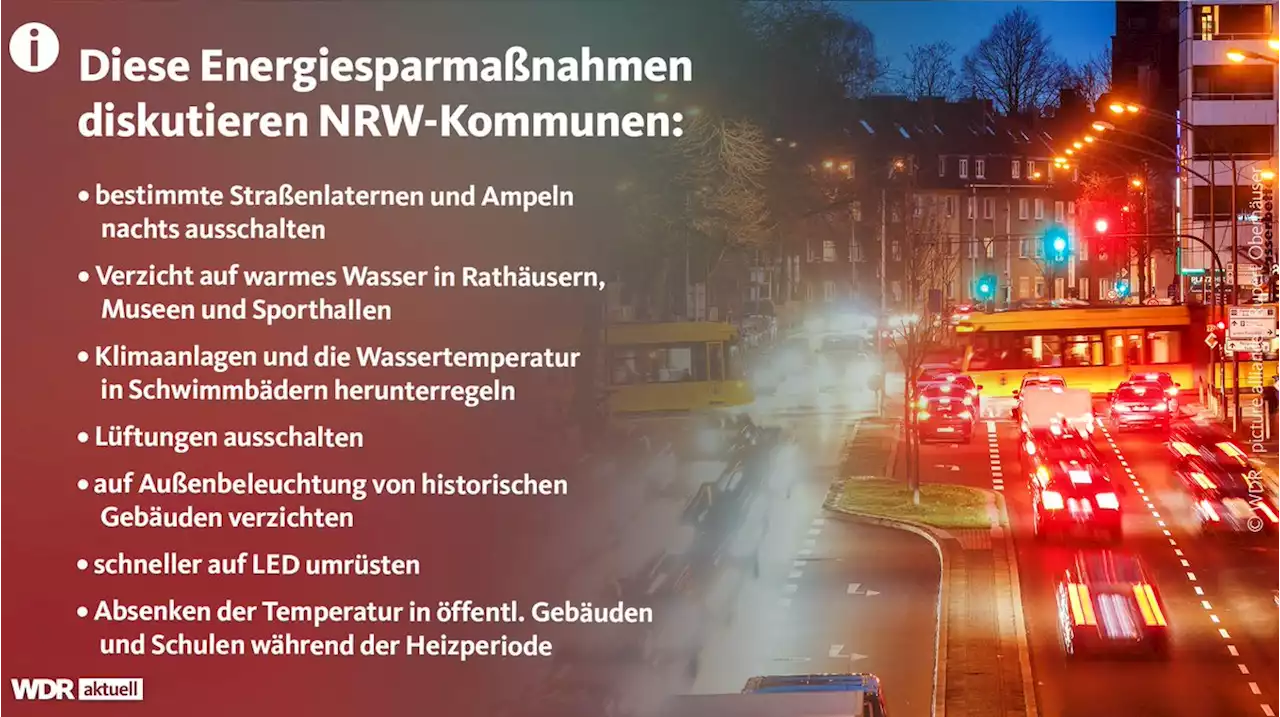 Wie die Kommunen in NRW Energie sparen wollen