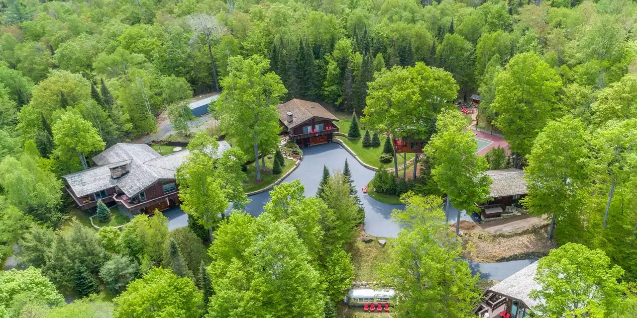 Lake Placid’s Priciest Home for Sale Includes a Custom-Built Treehouse Overlooking the Adirondacks