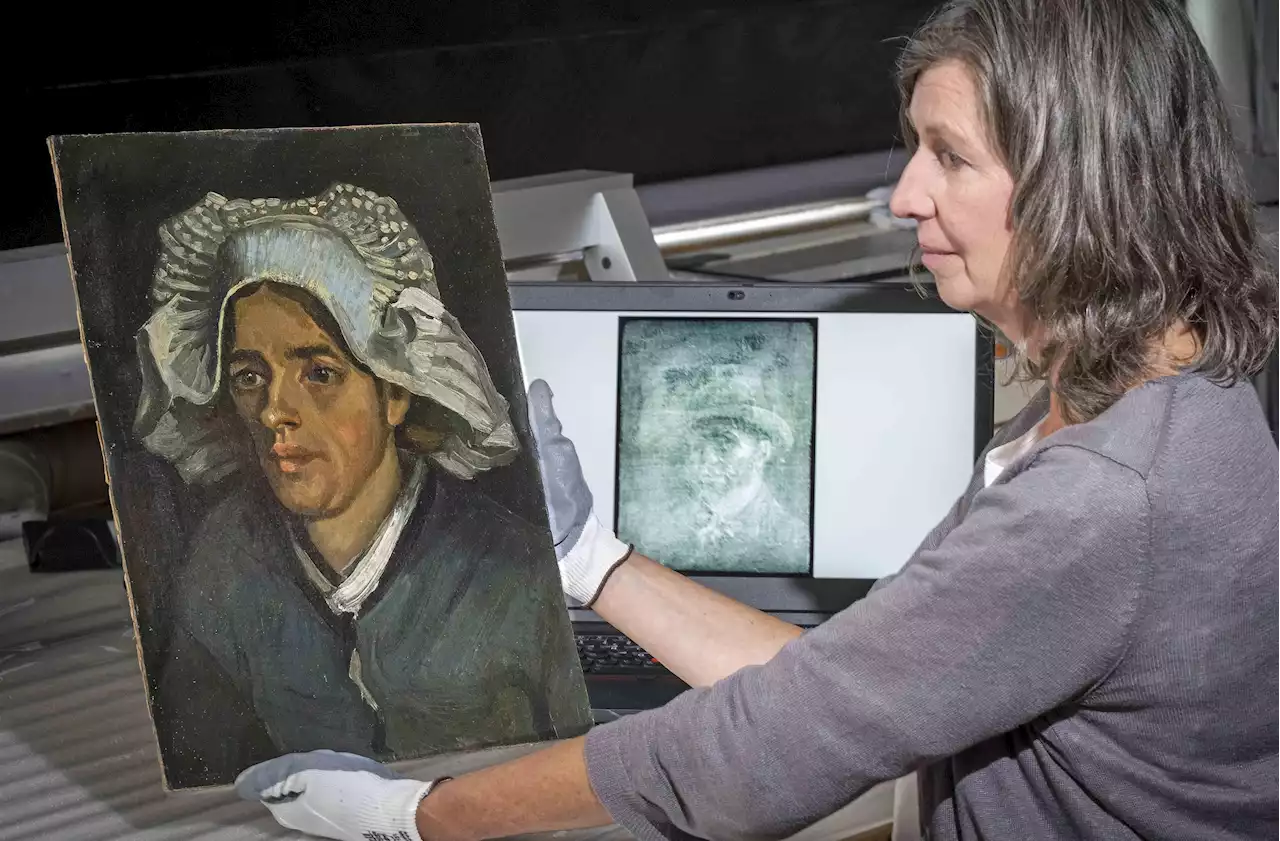 Van Gogh self-portrait found hidden behind another painting