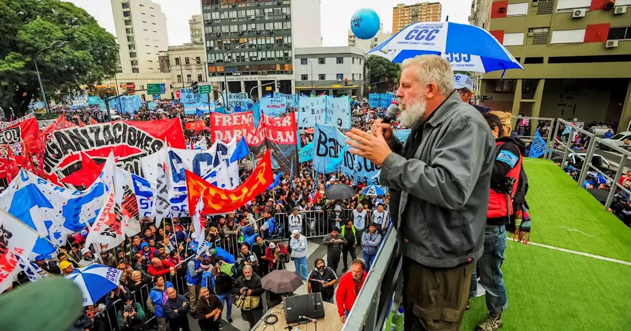 Uno por uno, quienes son los piqueteros aliados a Alberto Fernández que protestaron contra el Gobierno