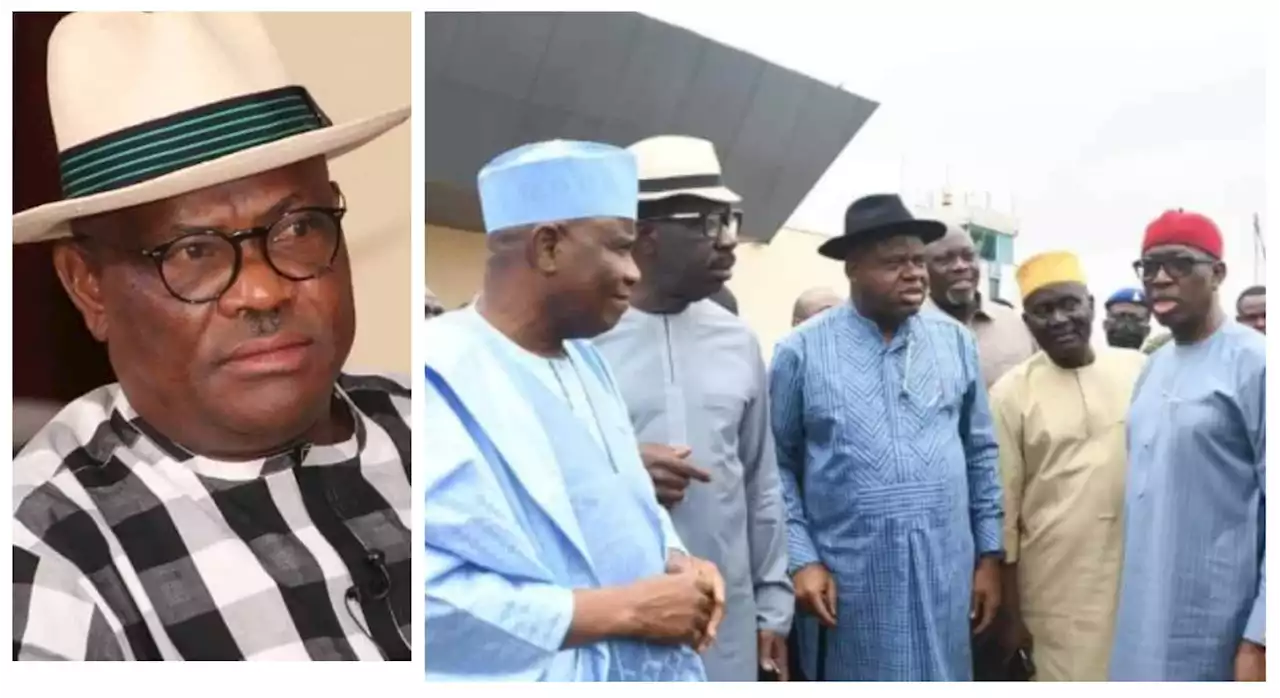 Osun guber: Wike 'missing' as Atiku, Okowa, PDP govs storm Osogbo for Adeleke