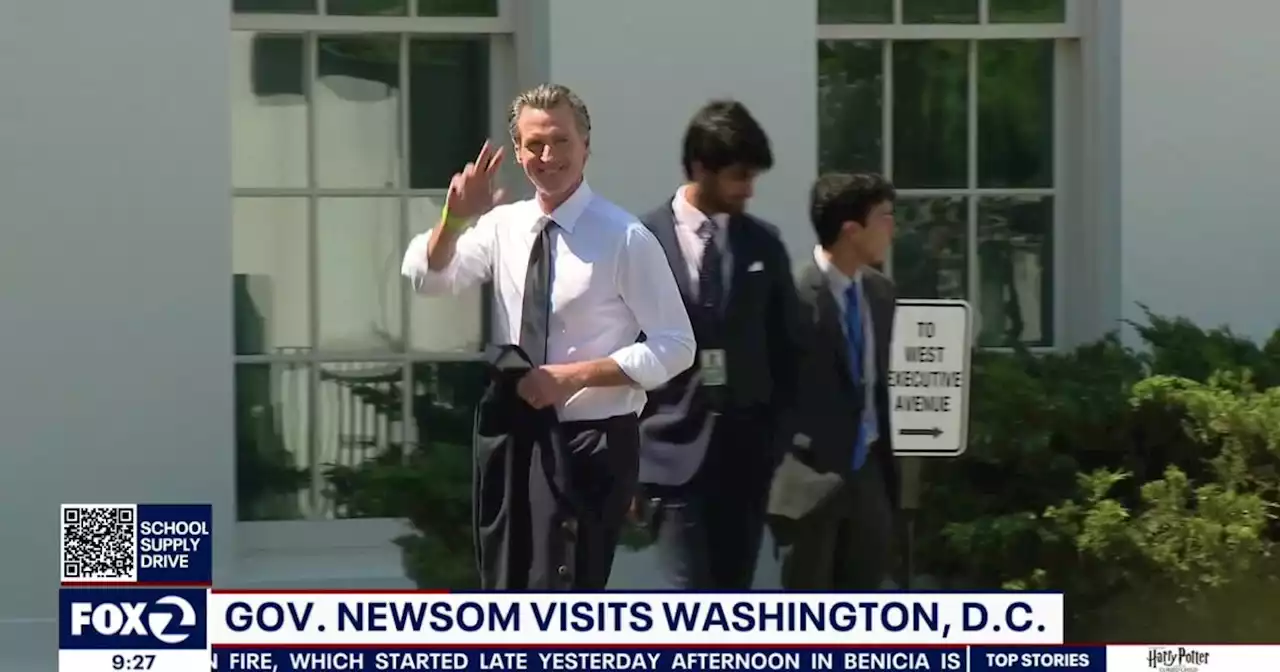 White House hunting? Newsom visits while Biden is away