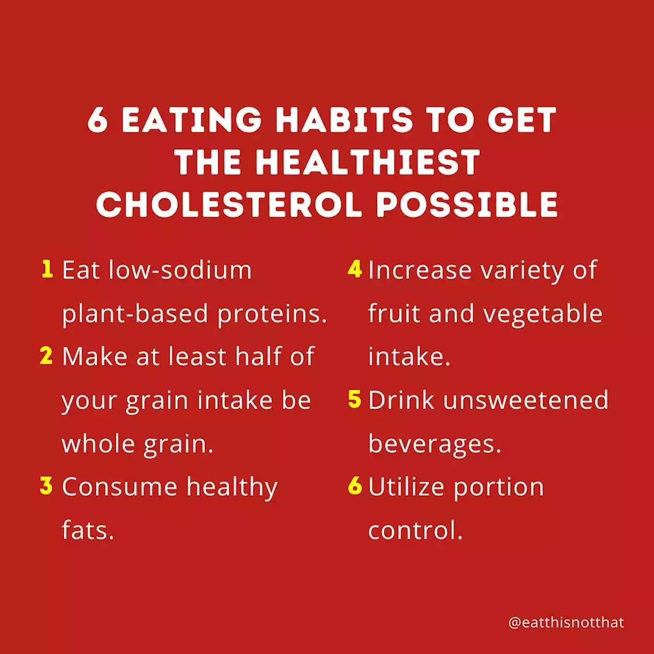 6 Eating Habits to Get the Healthiest Cholesterol Possible — Eat This Not That