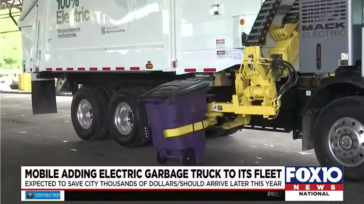 Mobile will have the state’s first electric garbage truck