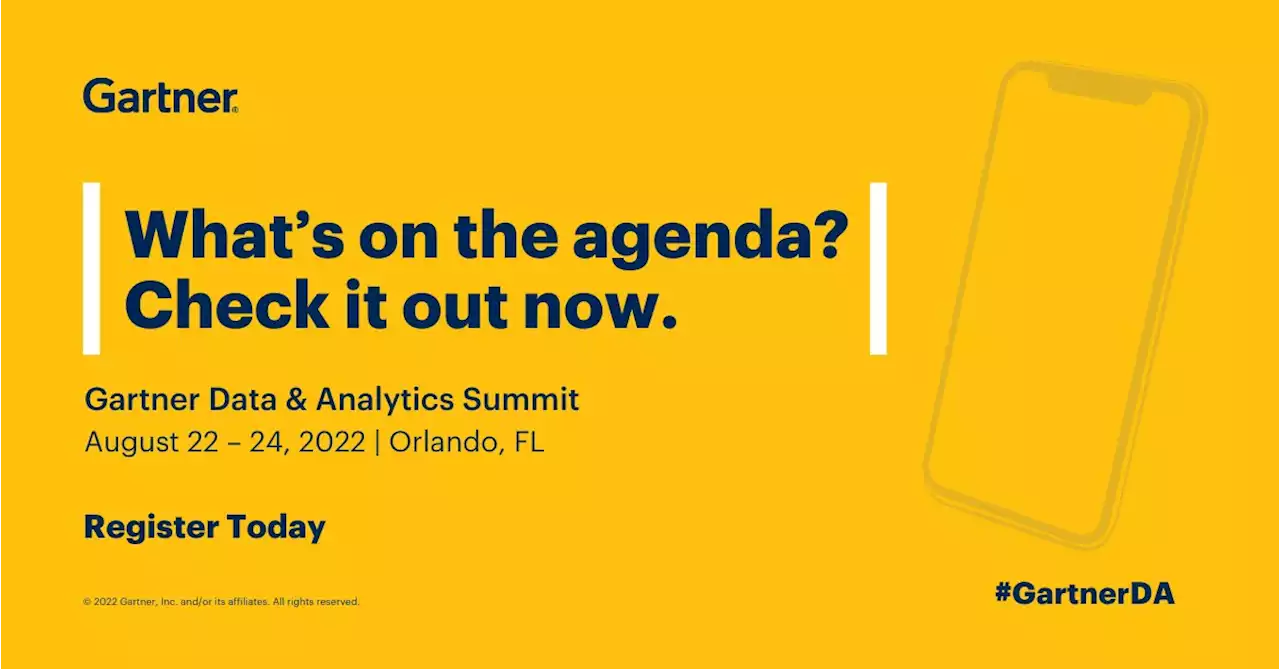 Gartner Data & Analytics Summit 2022 in Orlando, FL