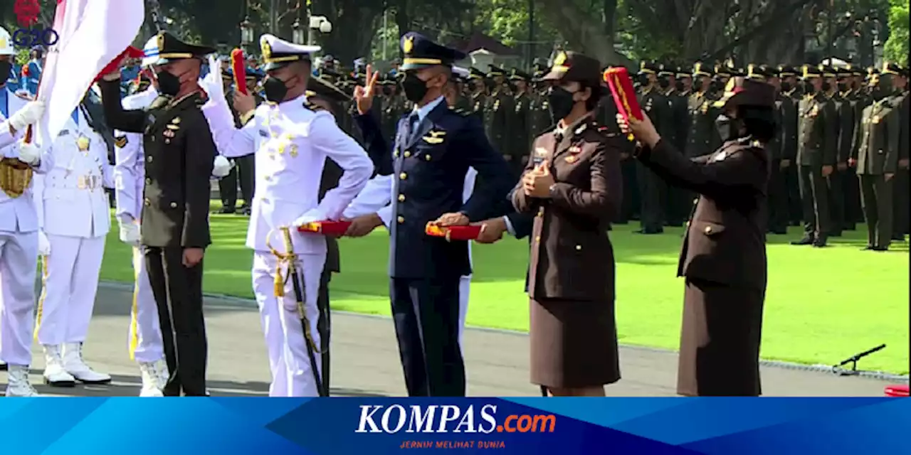 Dilantik Jokowi, Ini 4 Perwira TNI-Polri Peraih Adhi Makayasa 2022