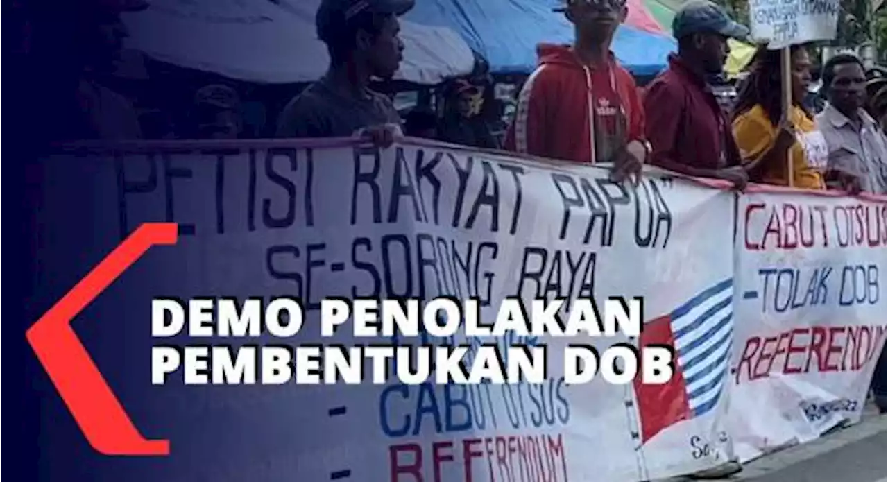 Demo Penolakan Pembentukan DOB Papua Barat Daya