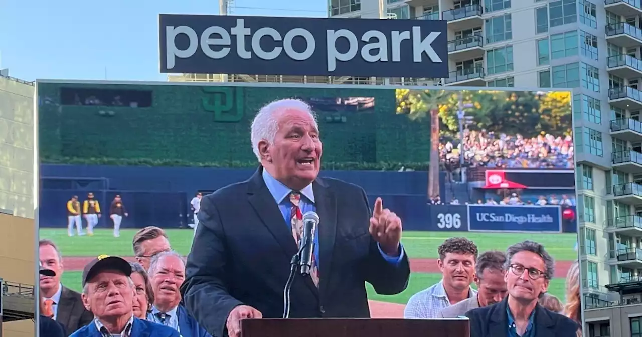 Long-time voice of San Diego Padres honored by team