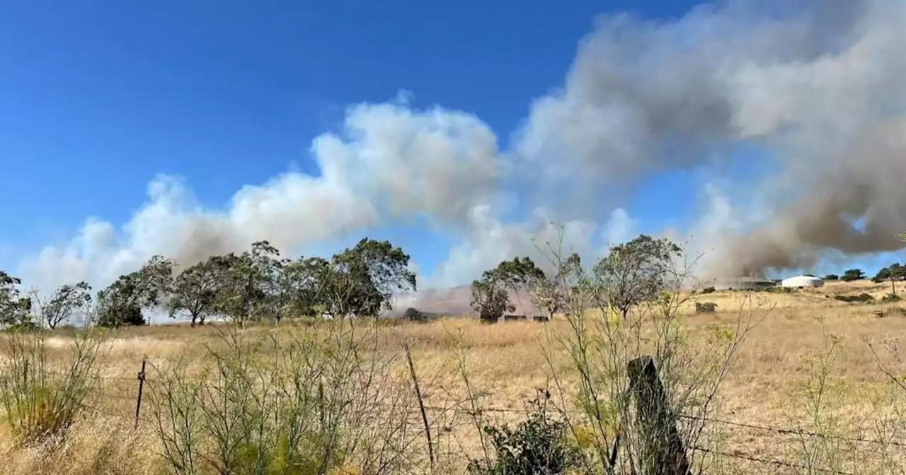 Herman Fire burns 100 acres in hills above Benicia, containment grows