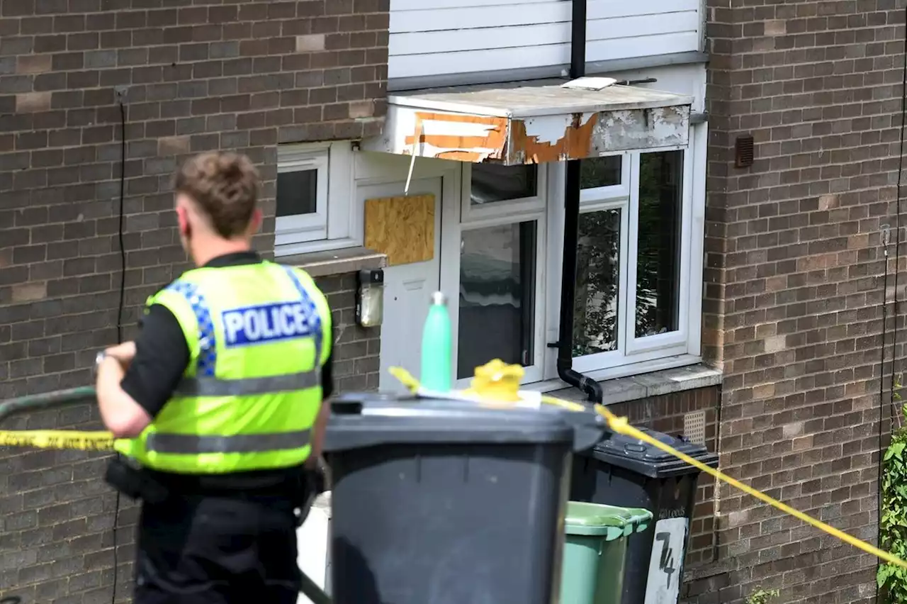 First pictures and footage from the scene as gun fired in Leeds street