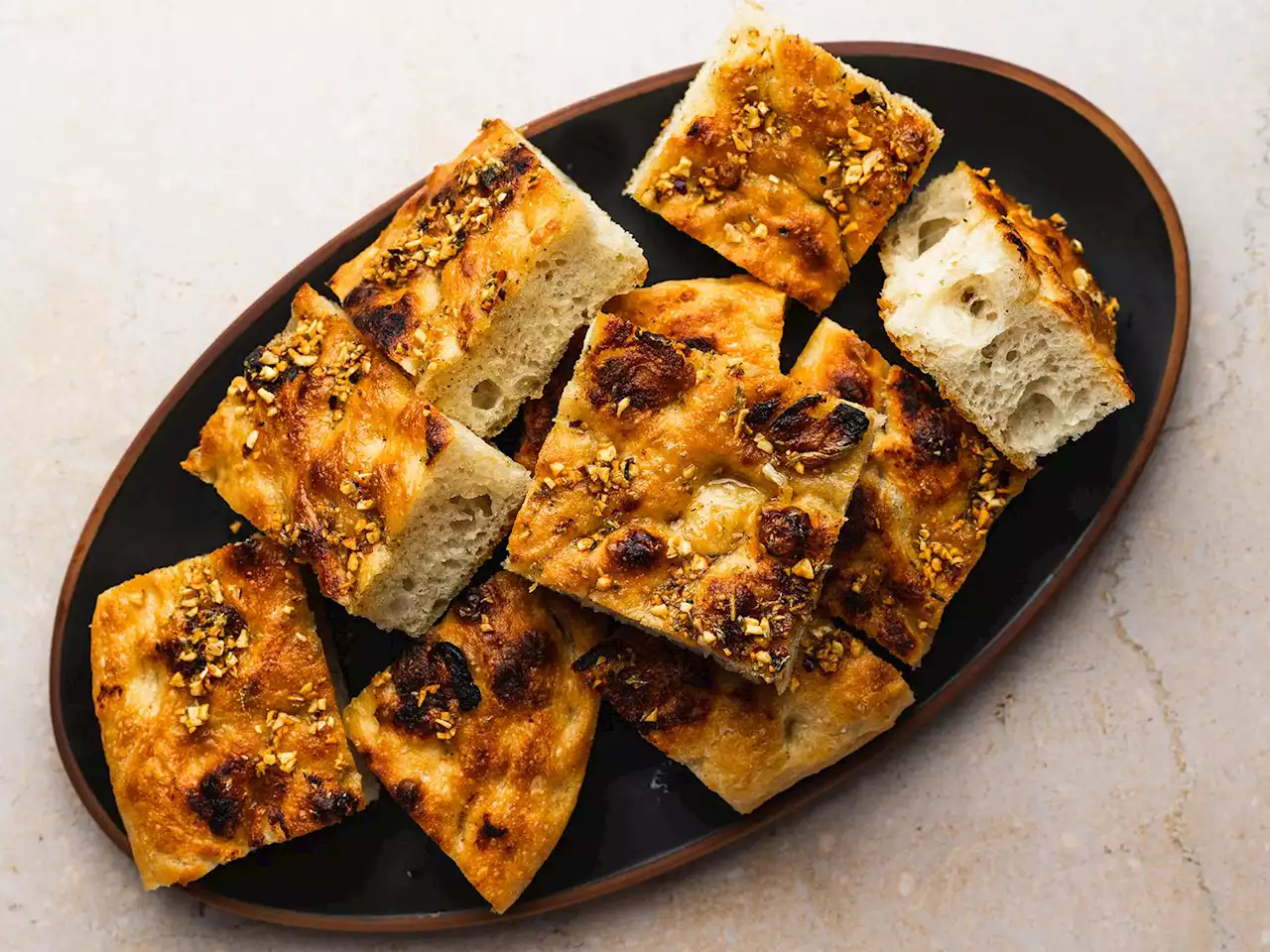 Easy Roasted-Garlic Focaccia Recipe