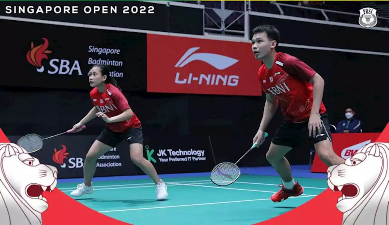 Lawan Unggulan 7 di 16 Besar Singapore Open 2022, Rinov/Pitha: Harus Lebih Siap