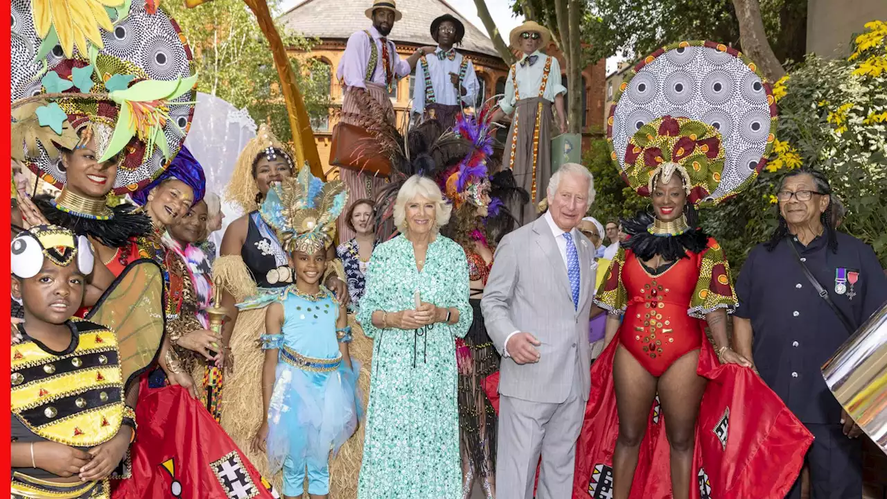 Prince Charles tries the steel drums at Notting Hill Carnival preview - as event announces comeback after three years