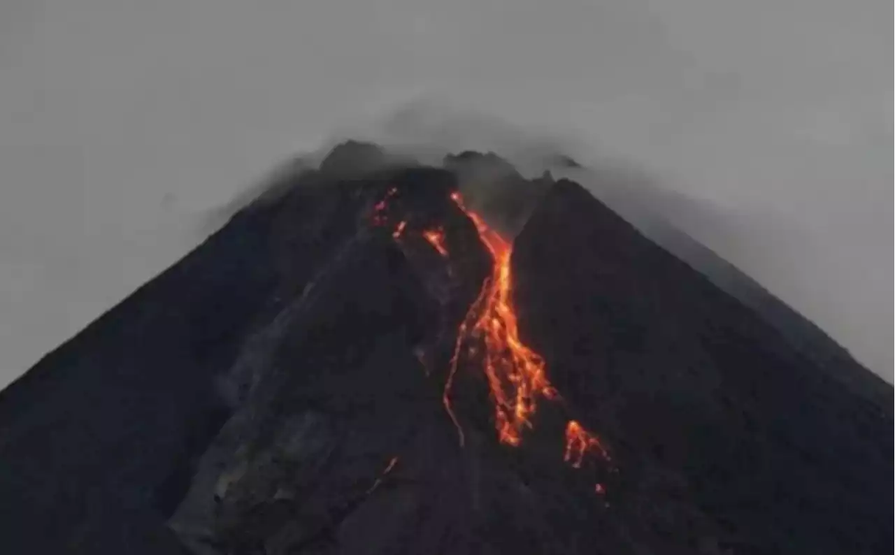 Kabar Gunung Merapi, Luncurkan Guguran Lava Pijar Sejauh 1.800 Meter