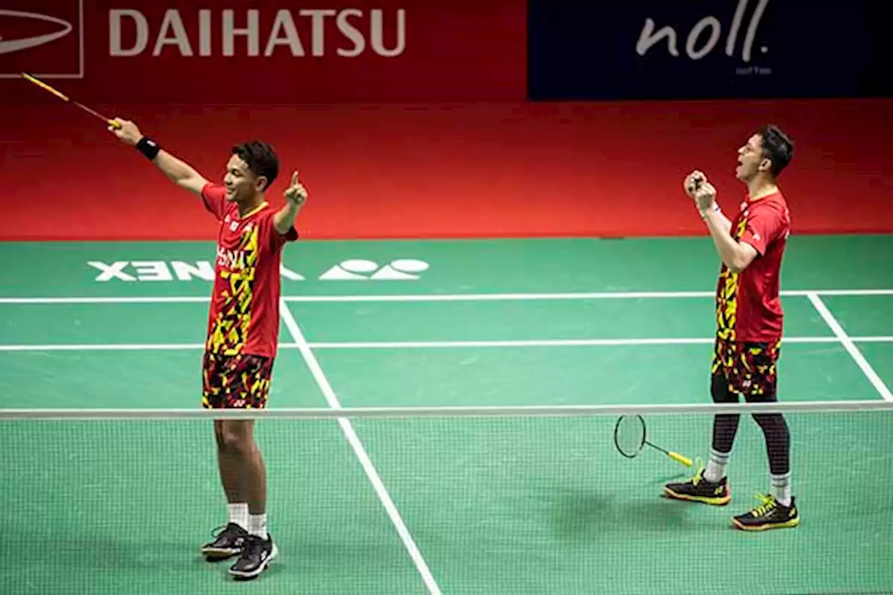 Mantab! 3 Ganda Putra Indonesia Lolos ke Perempat Final Singapore Open