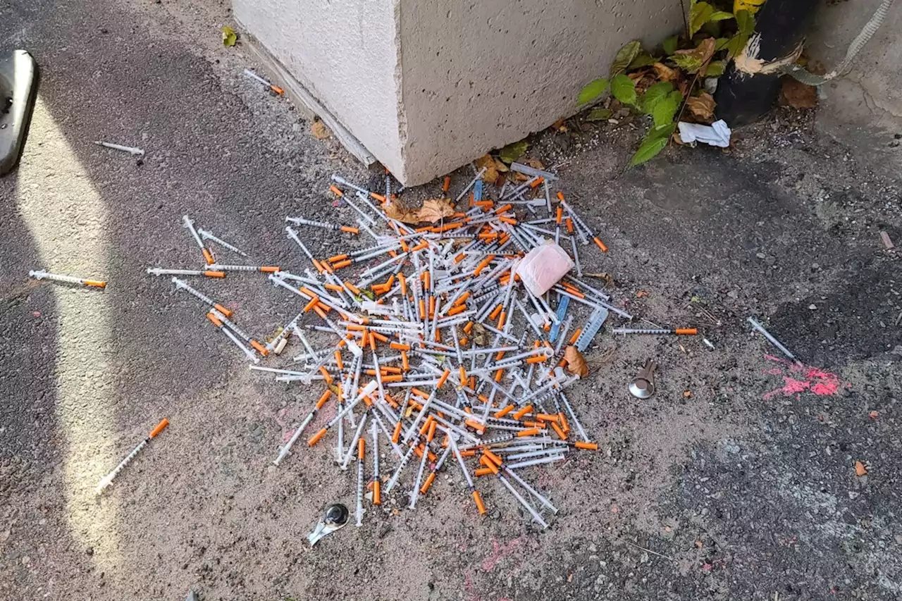 Number of discarded needles found downtown drops, sharply