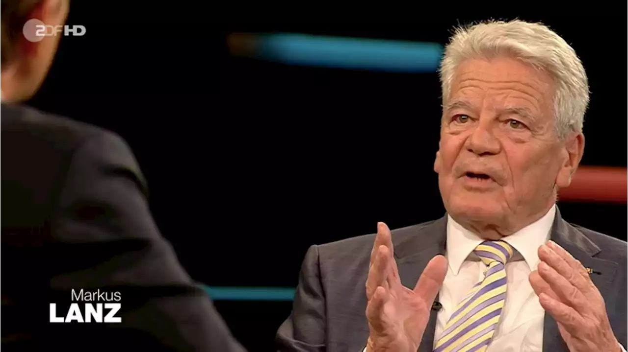 'Lanz': Joachim Gauck überrascht mit deutlicher Ansage – 'Würde es tun'