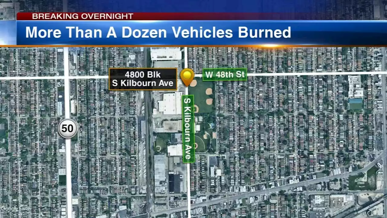 Chicago fire, police open arson investigation after 15 vehicles found burned in Archer Heights