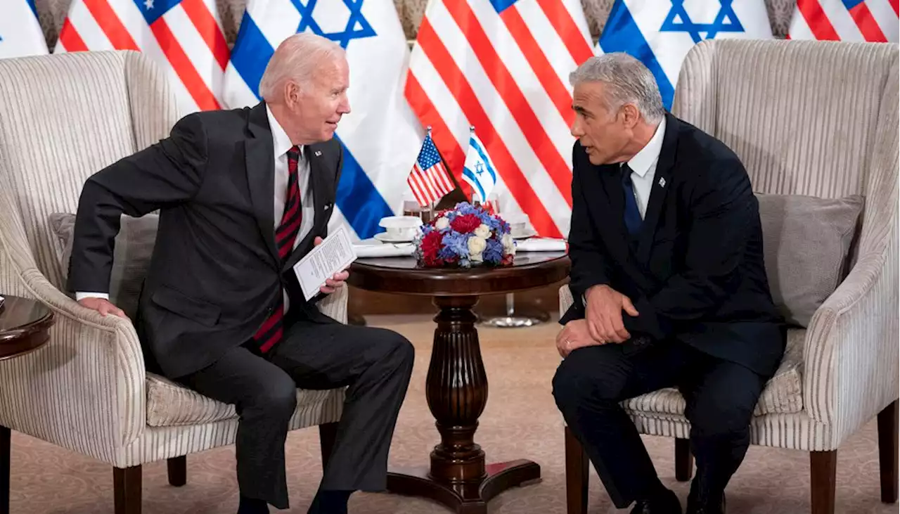 Biden, Lapid agree to stop Iran nuke program, differ on how