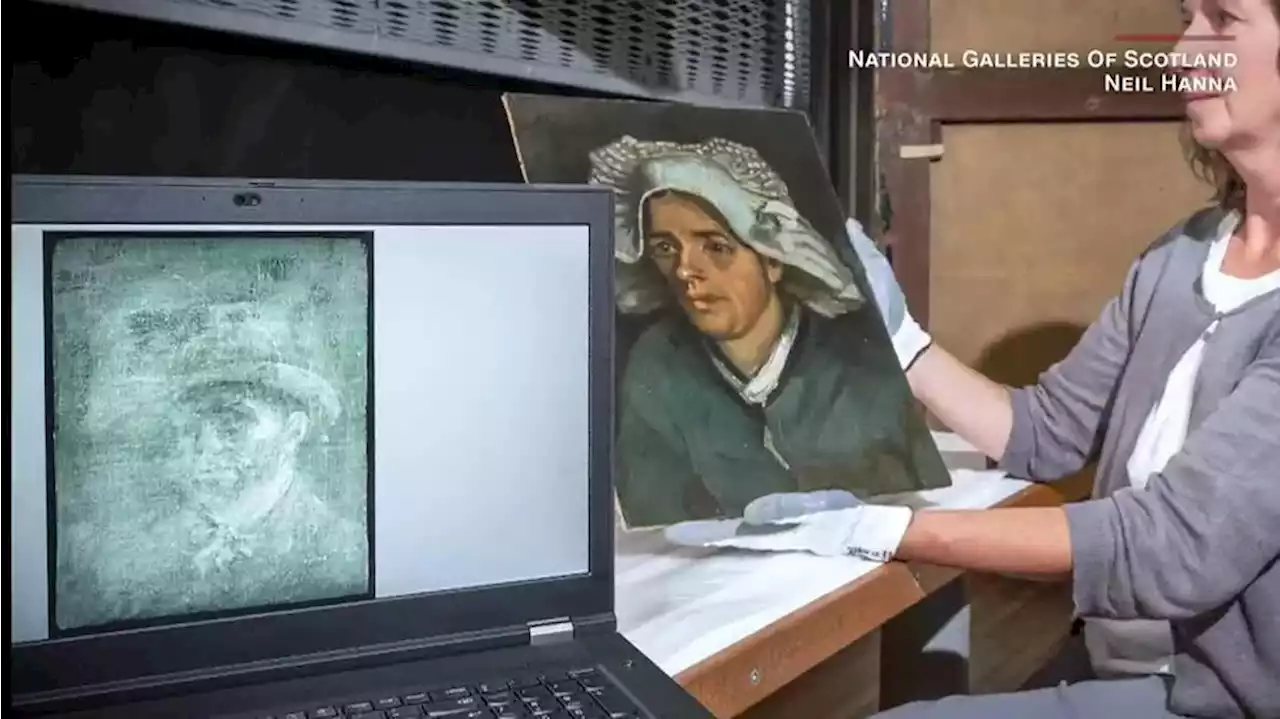 Van Gogh self-portrait found hidden behind another painting