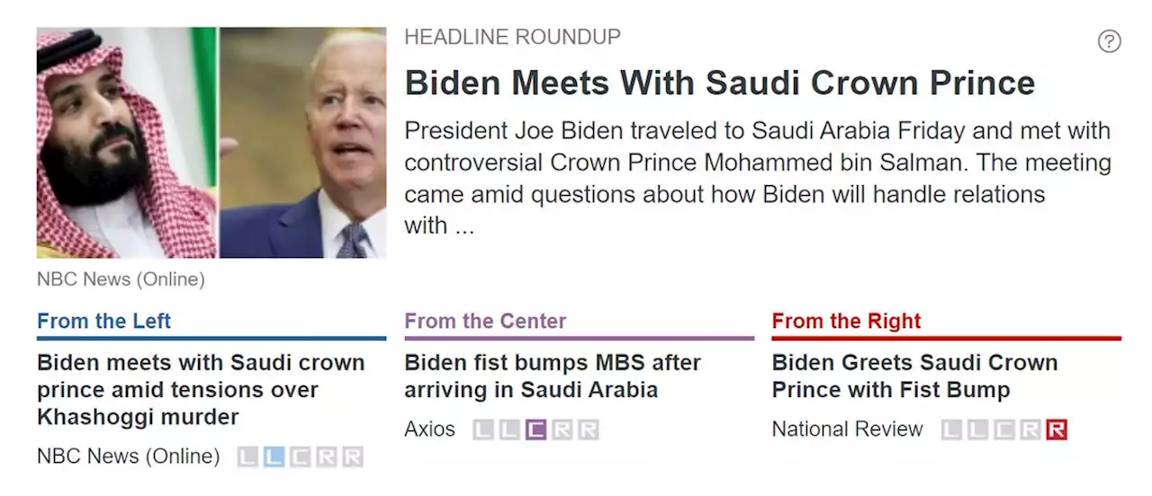 Biden Meets With Saudi Crown Prince