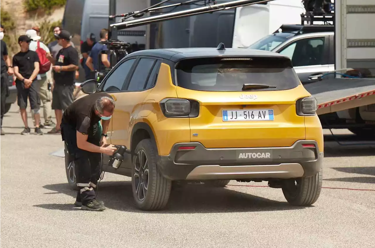 New 2023 Jeep EV crossover outed in first undisguised shots | Autocar