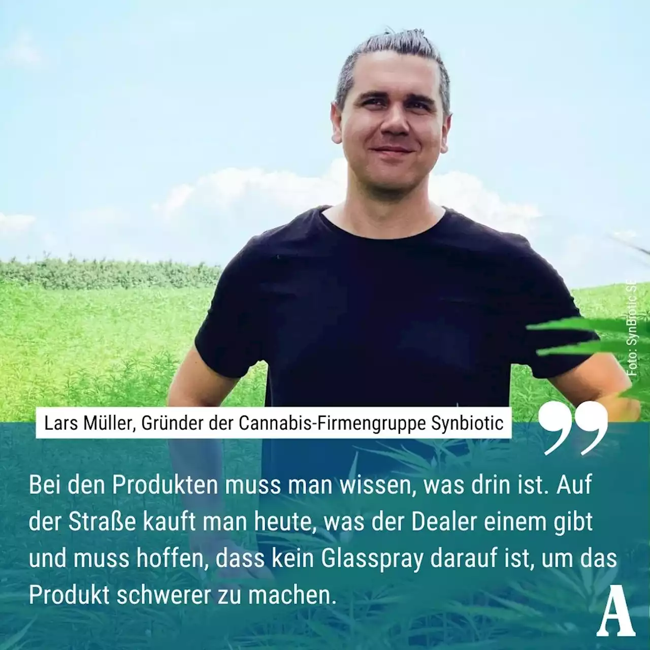 Synbiotic-Gründer Müller: 'Wir werden eigene Cannabis-Läden eröffnen'