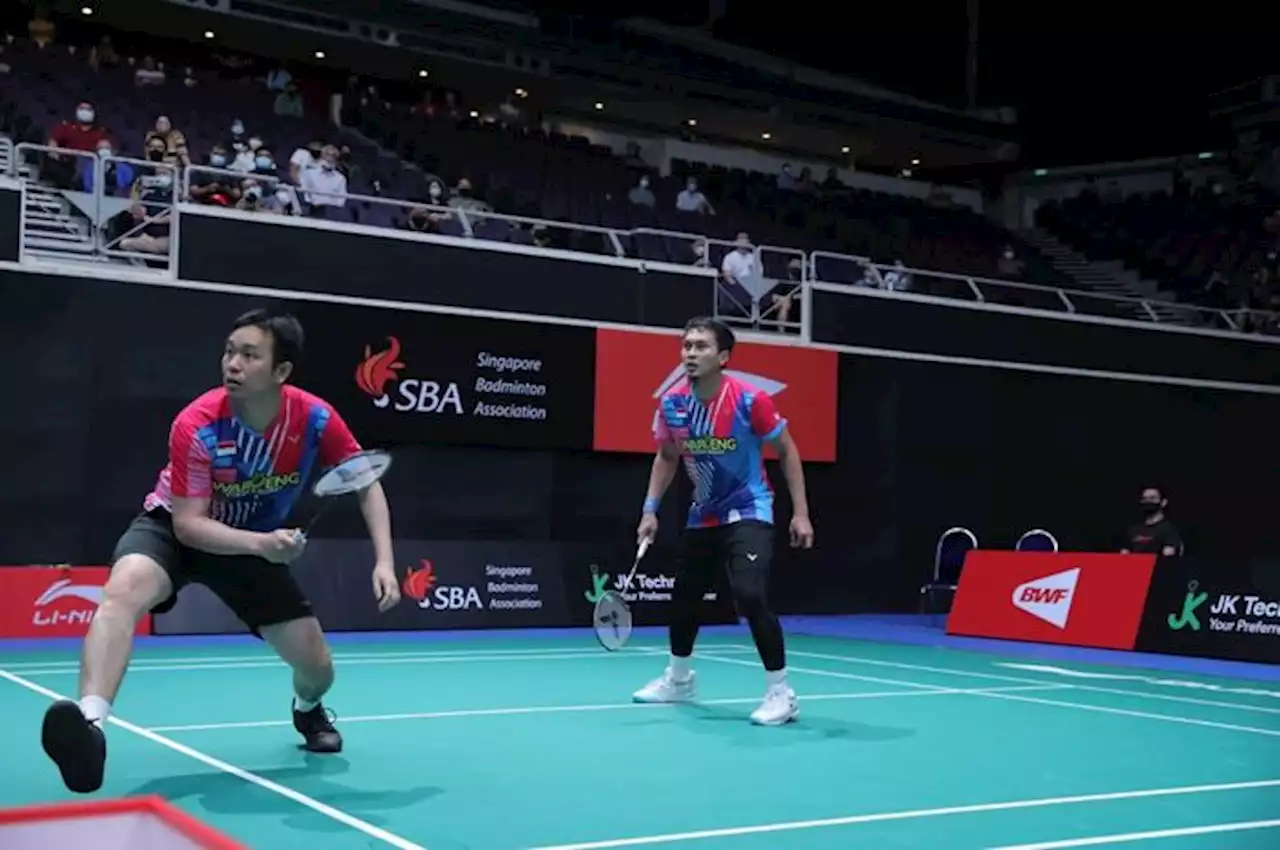 Hasil Singapore Open 2022 - Nyaris Dikejutkan, Ahsan/Hendra Akhirnya Libas Wakil India - Bolasport.com