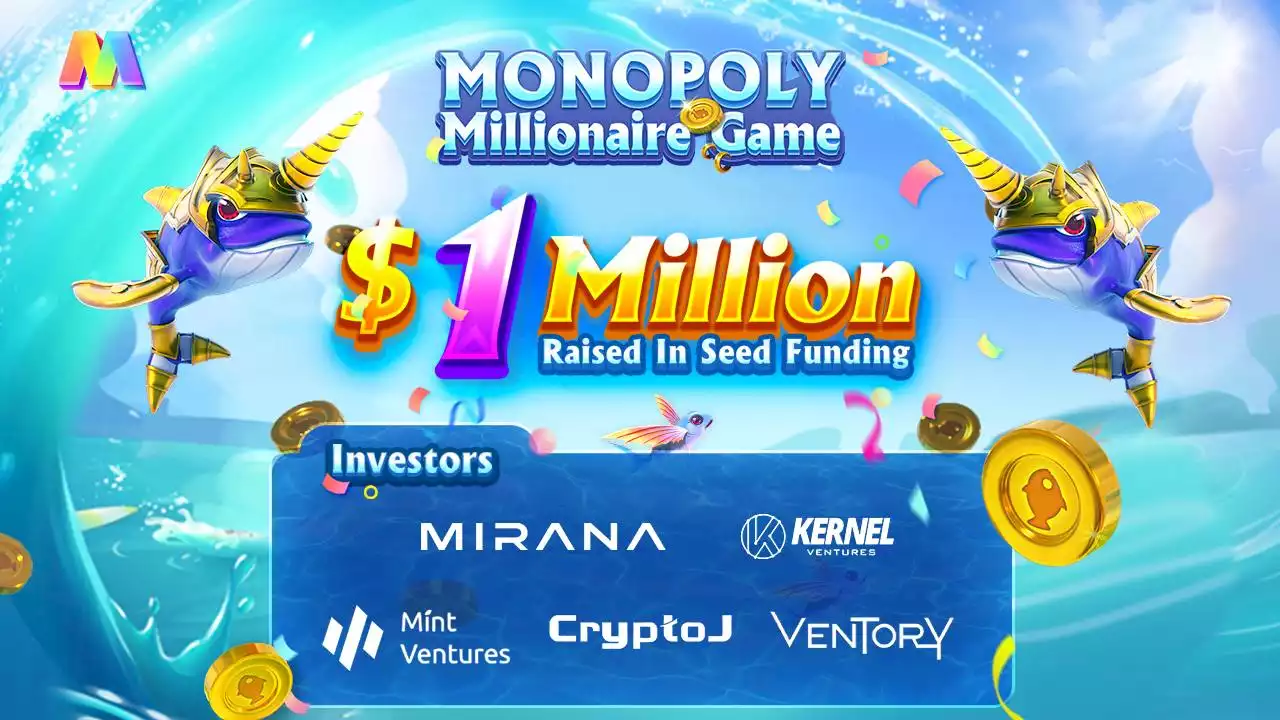 Monopoly Millionaire Game Raised $1 Million in Seed Funding – Press release Bitcoin News