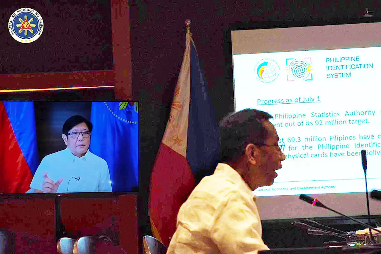 Marcos orders fast-tracking of national ID printing, distribution - BusinessWorld Online