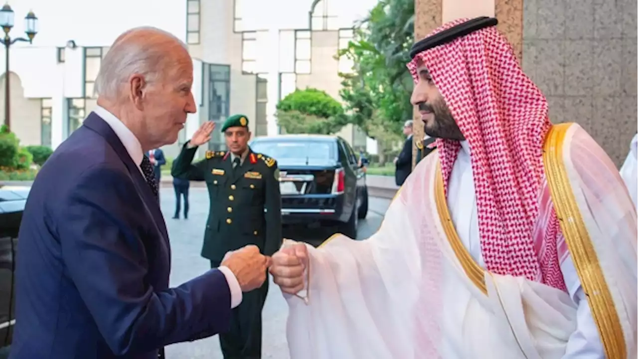 Biden, Saudi crown prince begin big meeting with fist bump