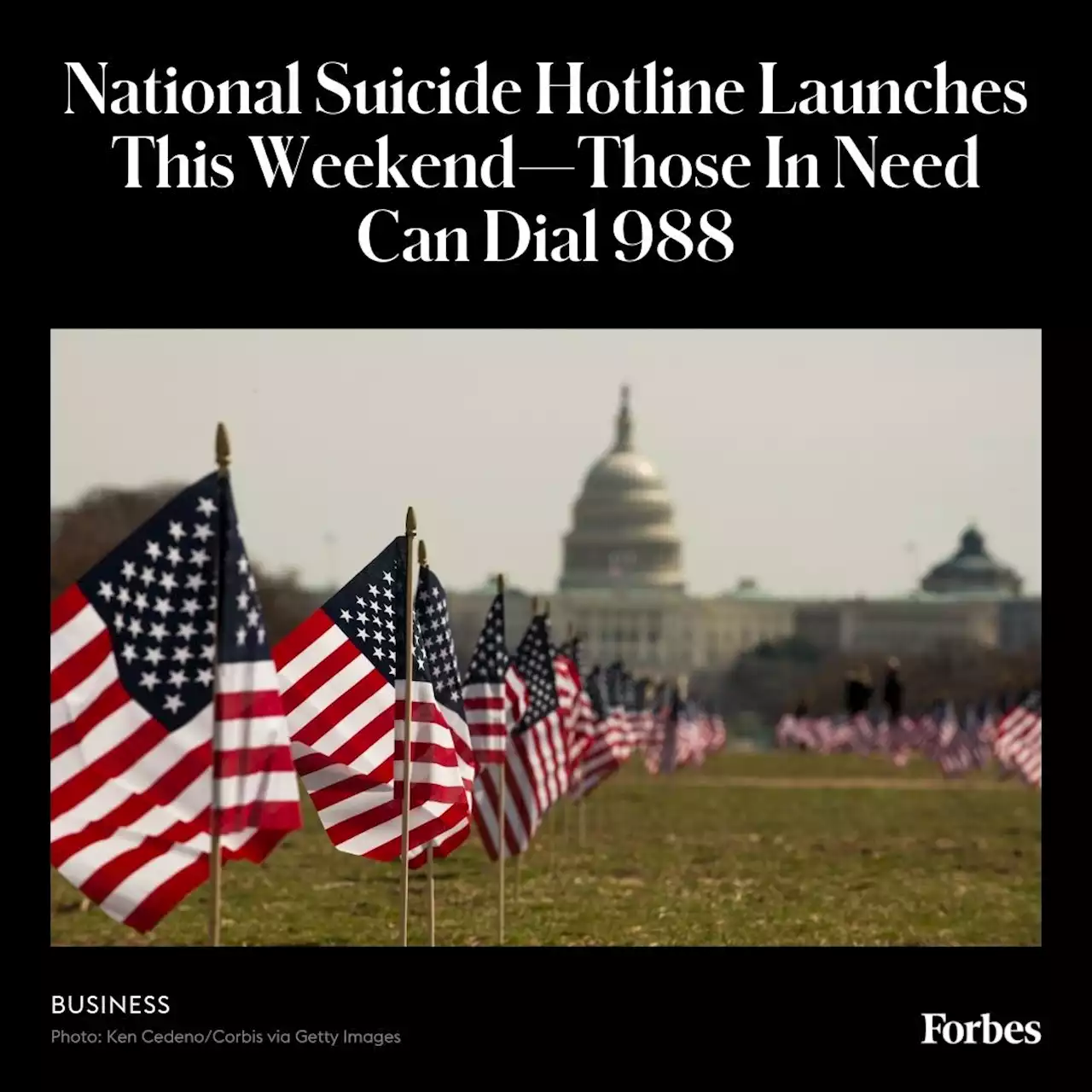 National Suicide Hotline Launches This Weekend—Those In Need Can Dial 988