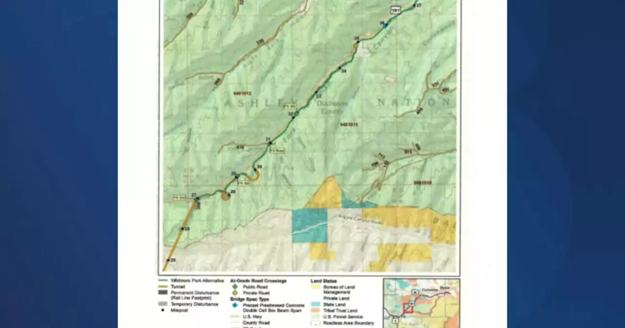 U.S. Forest Service approves Uinta Basin railway line