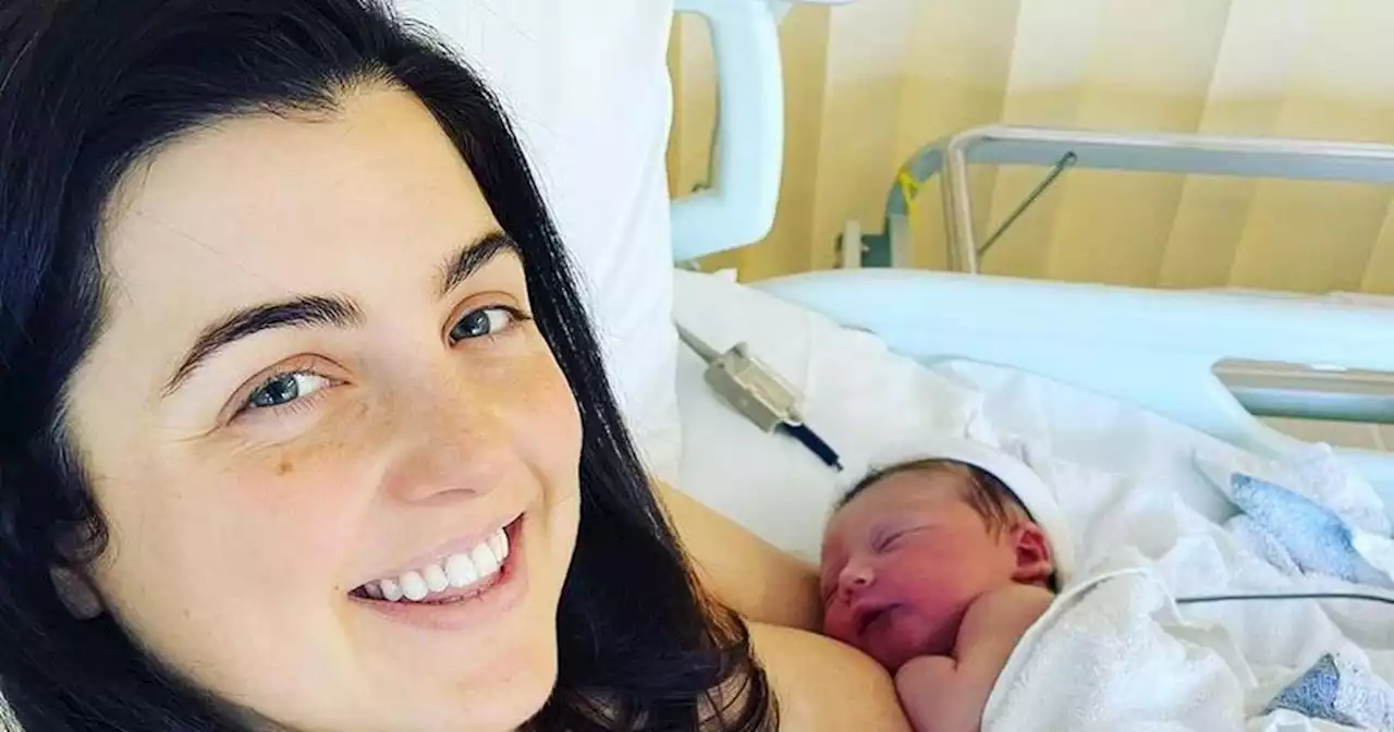 Glasgow TV host Storm Huntley shares baby snap with gifts from pal Jeremy Vine