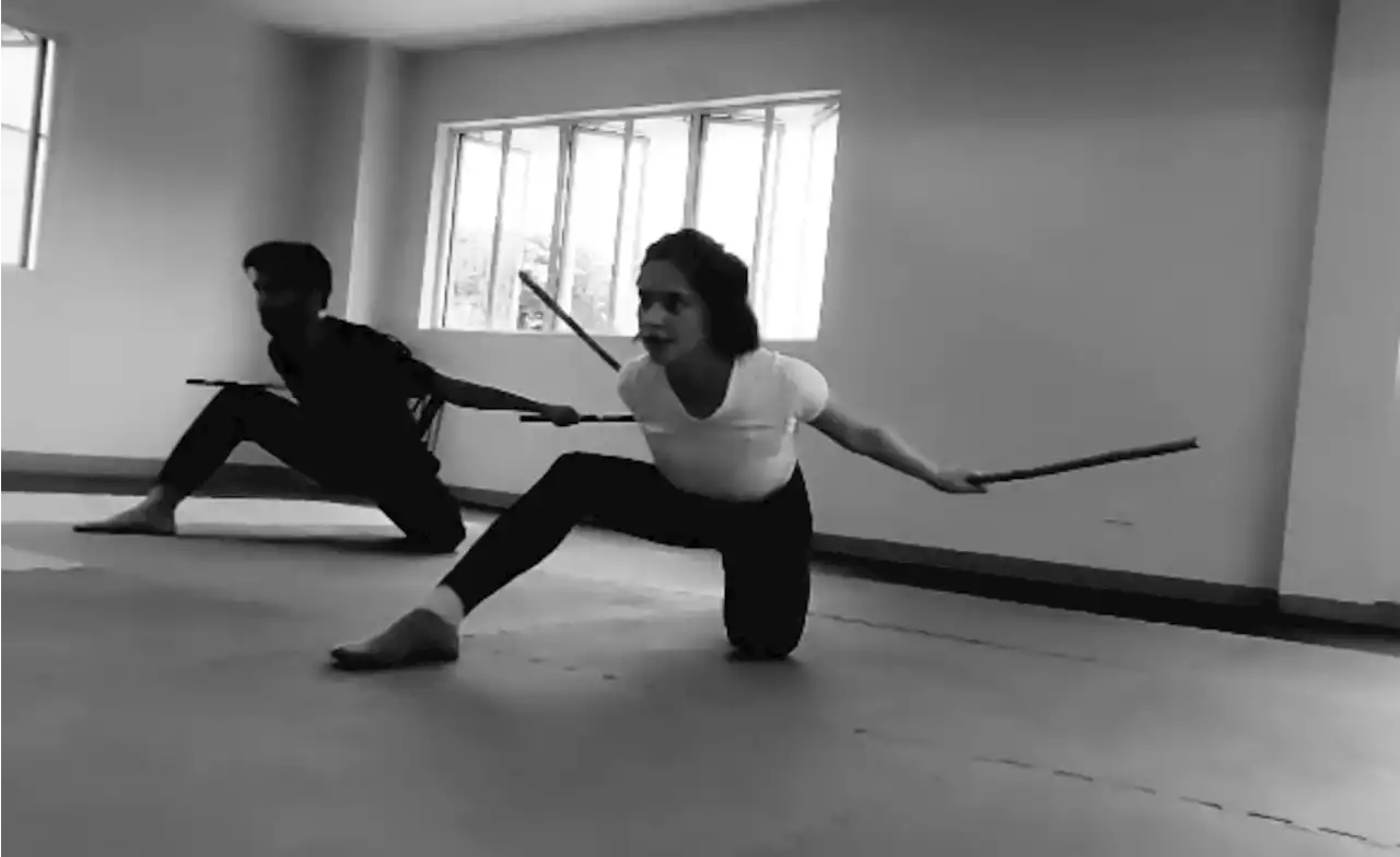 WATCH: Bianca Umali shows off impressive weapon skills