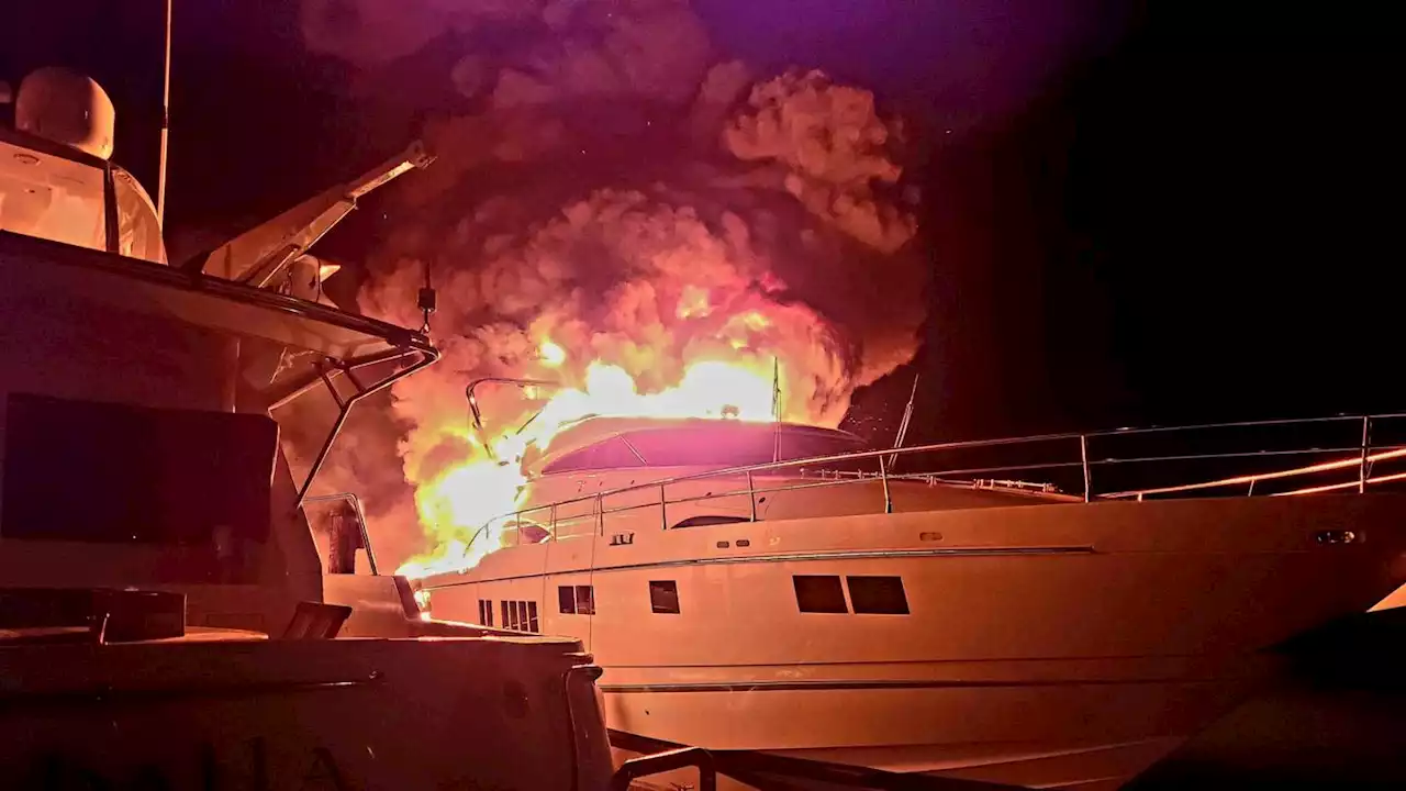 Boat fire erupts at Gig Harbor marina