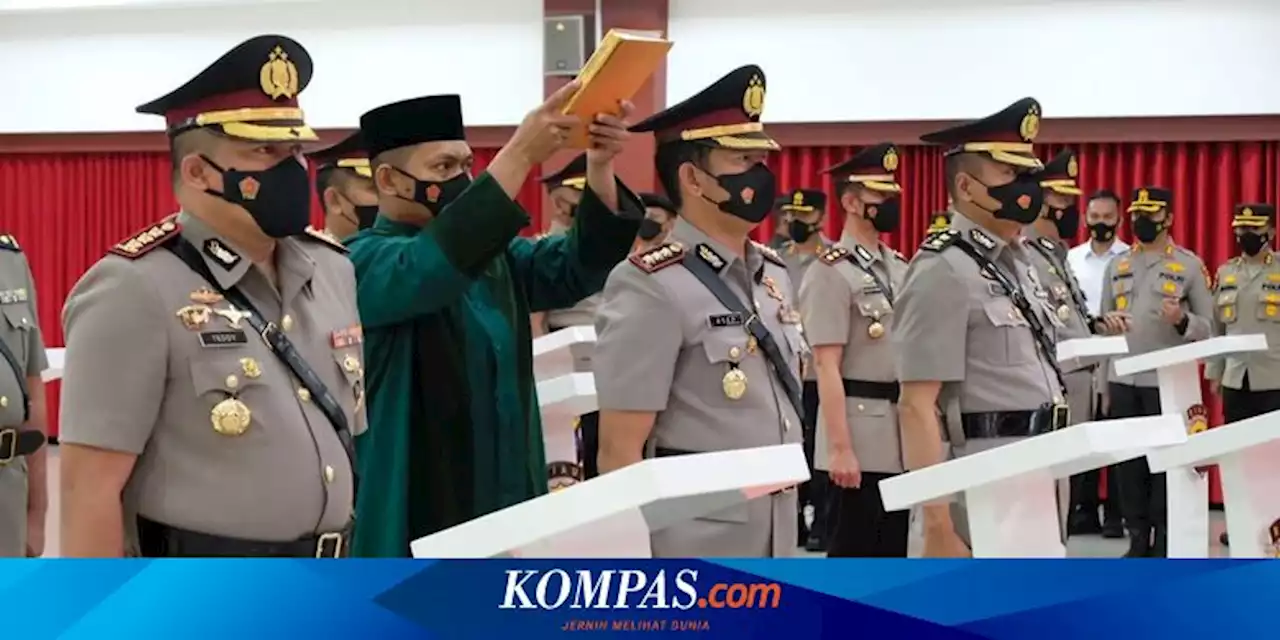 6 Kapolres dan 1 Direktur di Polda Riau Diganti