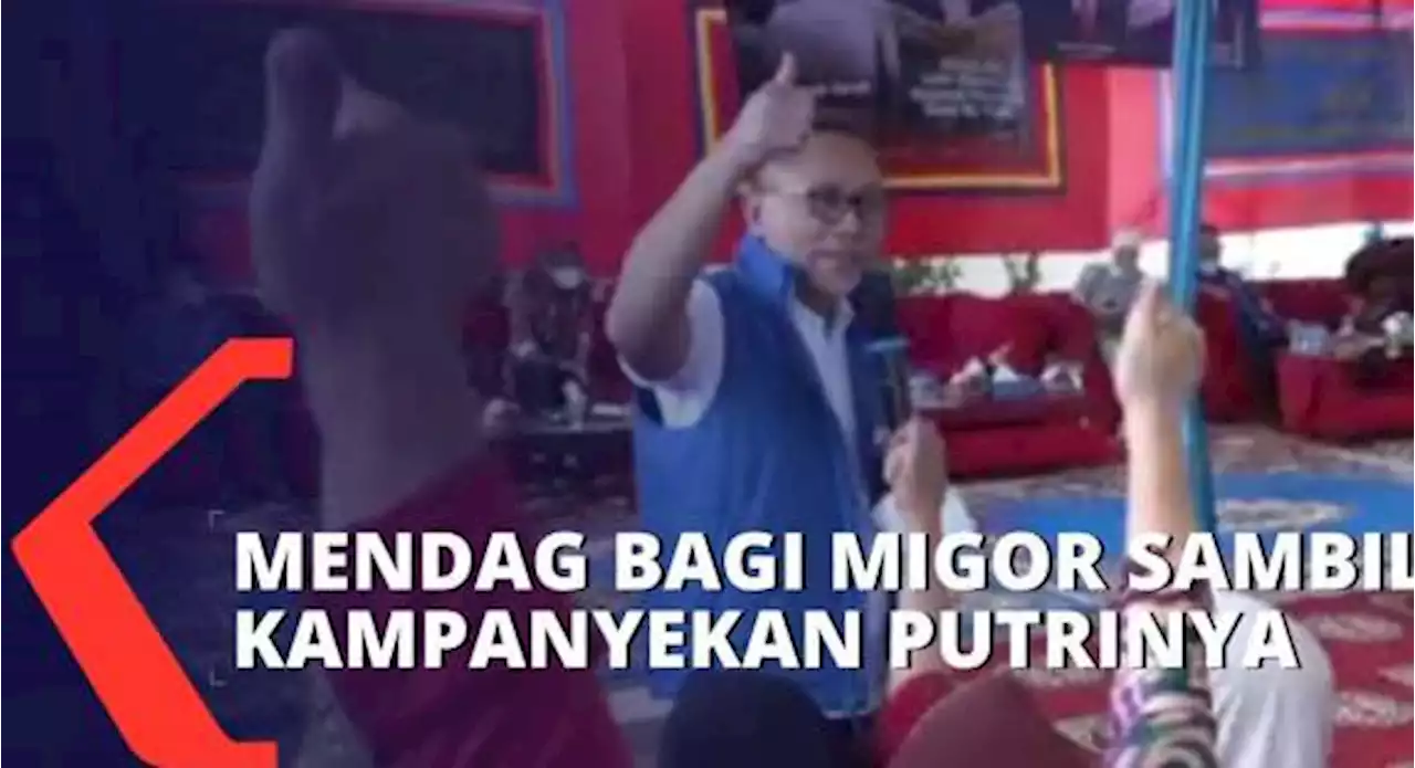 Mendag Zulkifli Hasan Bagikan Minyak Goreng Sambil Kampanyekan Putrinya