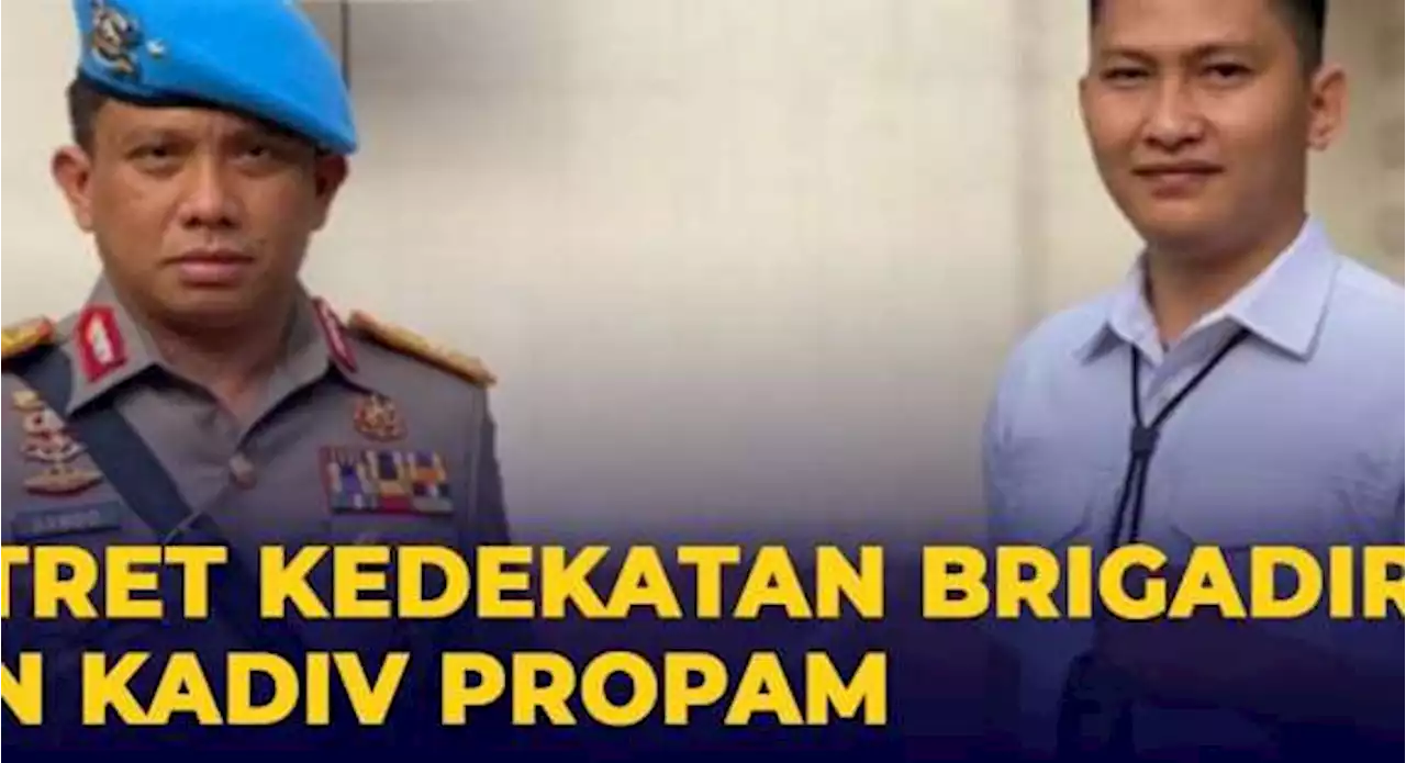 Potret Kedekatan Brigadir J dan Kadiv Propam Irjen Ferdy Sambo