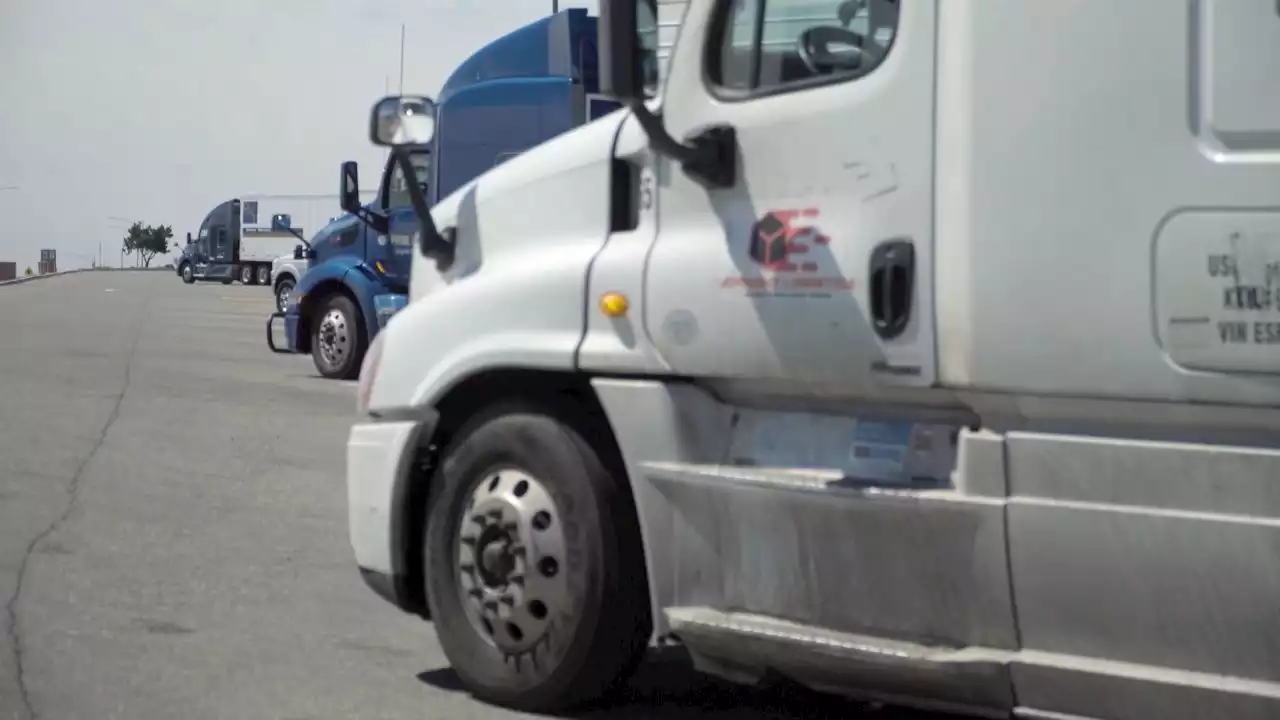 Truckers across California protest the potential implementation of AB-5 -