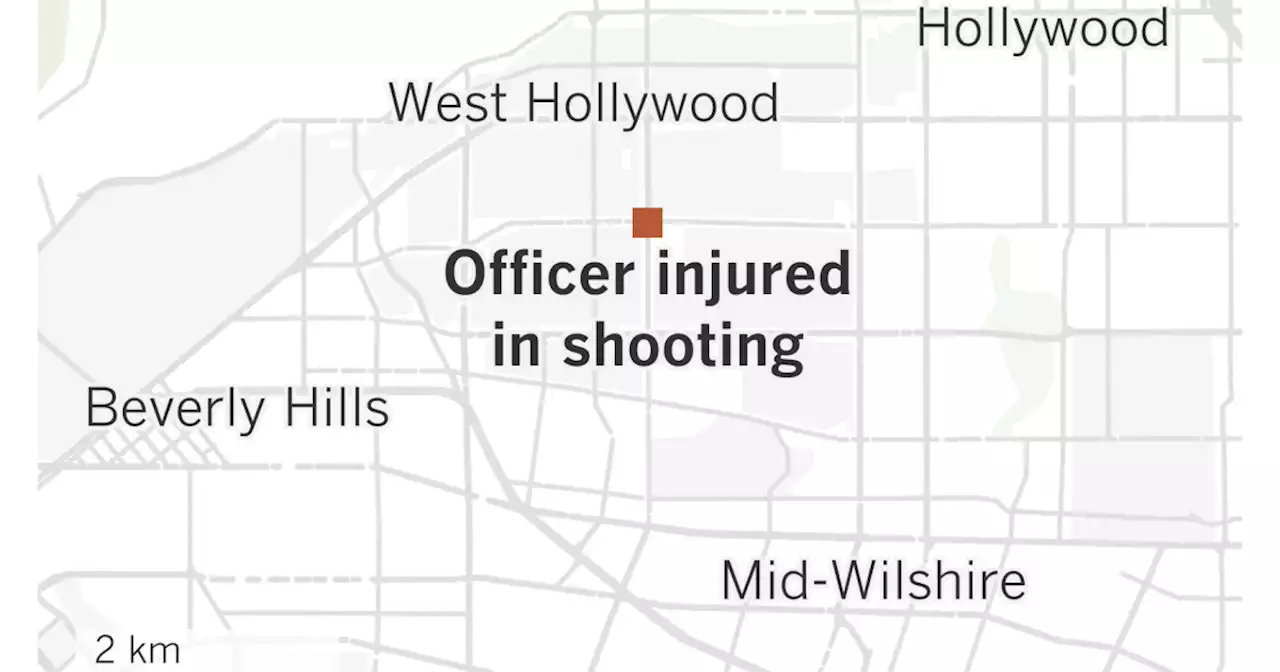 LAPD officer suffers graze wound in shooting with robbery suspect in Fairfax area