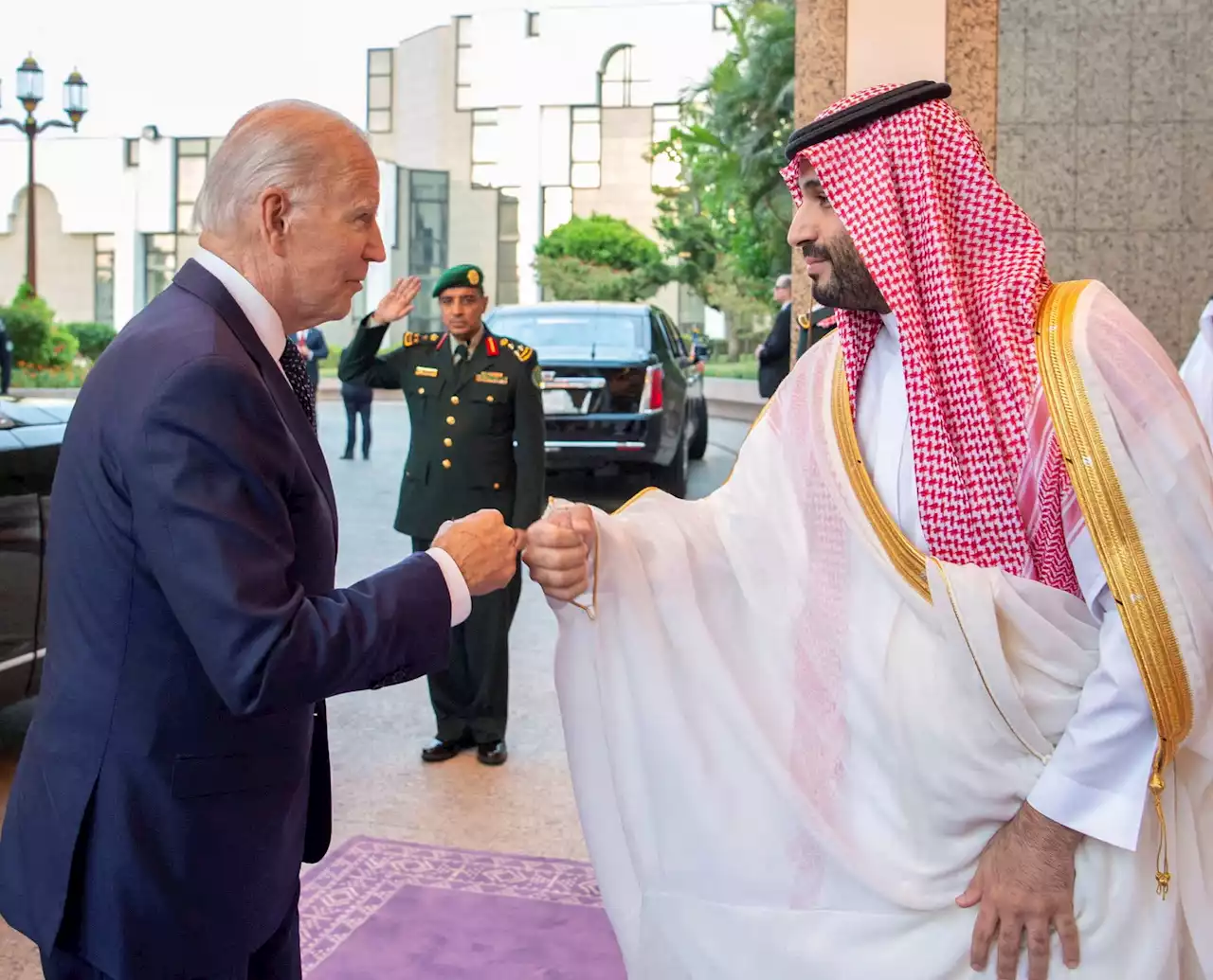 Biden Fist Bumps Saudi Prince MBS After Condemning Jamal Khashoggi Killing