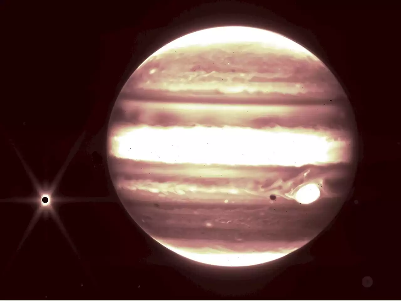 NASA's James Webb Space Telescope imaged Jupiter's rings and moons, in white-hot infrared | Businessinsider